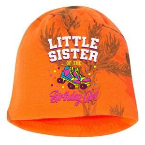 Little Sister of the Birthday Roller Skating Party Kati - Camo Knit Beanie