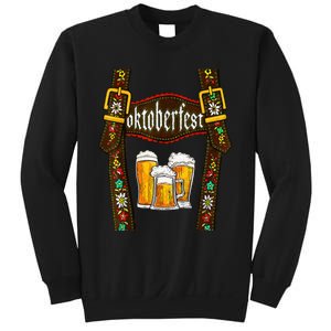 Lederhosen Suspenders Oktoberfest Bavarian Munich Beer Sweatshirt