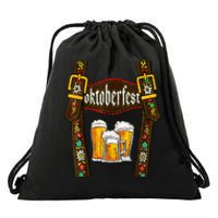 Lederhosen Suspenders Oktoberfest Bavarian Munich Beer Drawstring Bag