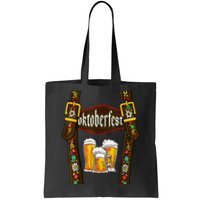 Lederhosen Suspenders Oktoberfest Bavarian Munich Beer Tote Bag