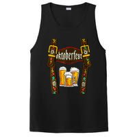 Lederhosen Suspenders Oktoberfest Bavarian Munich Beer PosiCharge Competitor Tank