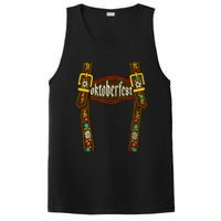 Lederhosen Suspenders Oktoberfest Bavarian Munich Beer PosiCharge Competitor Tank