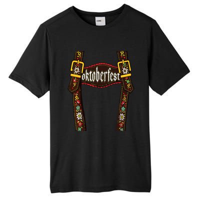 Lederhosen Suspenders Oktoberfest Bavarian Munich Beer Tall Fusion ChromaSoft Performance T-Shirt