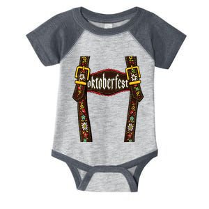 Lederhosen Suspenders Oktoberfest Bavarian Munich Beer Infant Baby Jersey Bodysuit