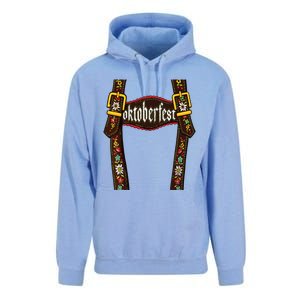 Lederhosen Suspenders Oktoberfest Bavarian Munich Beer Unisex Surf Hoodie