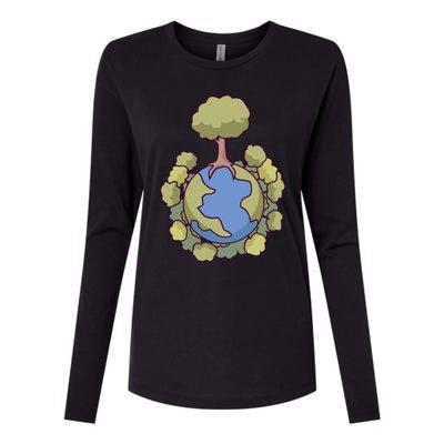 Let's Save Our Planet Natural Nature Environt Gift Womens Cotton Relaxed Long Sleeve T-Shirt