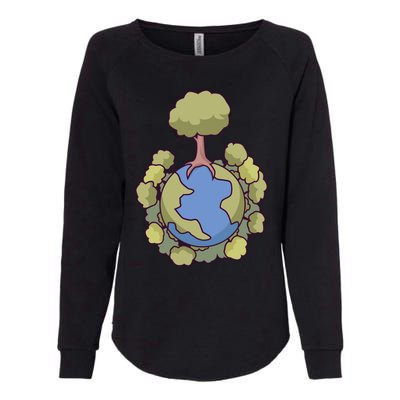 Let's Save Our Planet Natural Nature Environt Gift Womens California Wash Sweatshirt