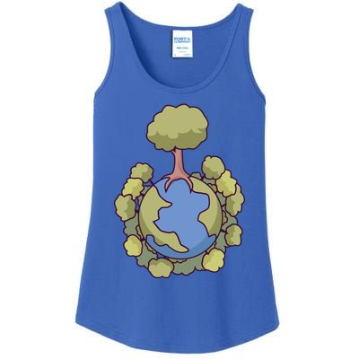 Let's Save Our Planet Natural Nature Environt Gift Ladies Essential Tank