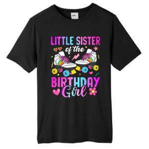 Little Sister Of The Birthday Girl Rolling Skate Bday Family Tall Fusion ChromaSoft Performance T-Shirt