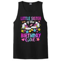 Little Sister Of The Birthday Girl Rolling Skate Bday Family PosiCharge Competitor Tank