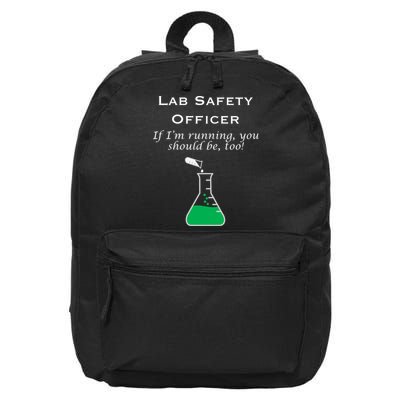 Lab Safety Officer 16 in Basic Backpack