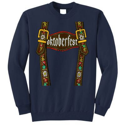 Lederhosen Suspenders Oktoberfest Bavarian Munich Tall Sweatshirt