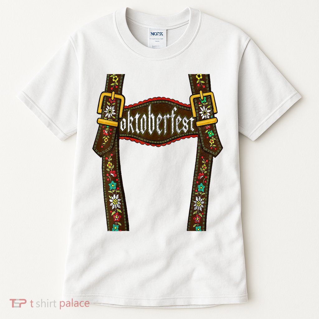 Lederhosen Suspenders Oktoberfest Bavarian Munich Tall T-Shirt