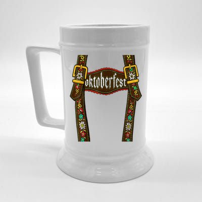 Lederhosen Suspenders Oktoberfest Bavarian Munich Beer Stein