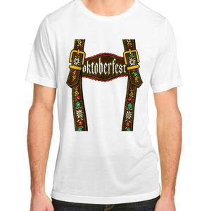 Lederhosen Suspenders Oktoberfest Bavarian Munich Adult ChromaSoft Performance T-Shirt