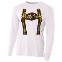 Lederhosen Suspenders Oktoberfest Bavarian Munich Cooling Performance Long Sleeve Crew