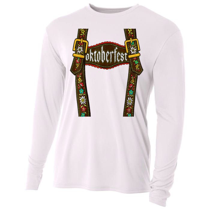 Lederhosen Suspenders Oktoberfest Bavarian Munich Cooling Performance Long Sleeve Crew