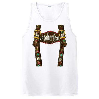 Lederhosen Suspenders Oktoberfest Bavarian Munich PosiCharge Competitor Tank