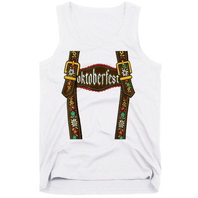 Lederhosen Suspenders Oktoberfest Bavarian Munich Tank Top