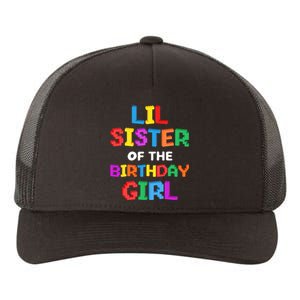 Lil Sister of the Birthday Girl Master Builder Bricks Blocks  Yupoong Adult 5-Panel Trucker Hat