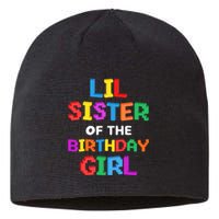 Lil Sister of the Birthday Girl Master Builder Bricks Blocks  Sustainable Beanie