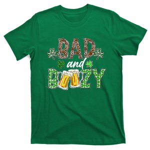 Leopard St Patrick's Day Bad And Boozy Beer Irish T-Shirt