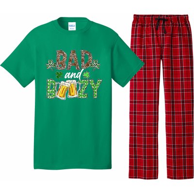 Leopard St Patrick's Day Bad And Boozy Beer Irish Pajama Set