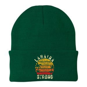 LAHAINA Strong Palm Trees Sunset Lahaina Hawaii Knit Cap Winter Beanie