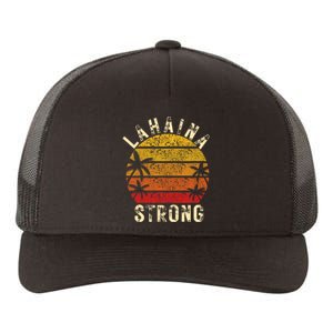 LAHAINA Strong Palm Trees Sunset Lahaina Hawaii Yupoong Adult 5-Panel Trucker Hat