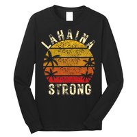 LAHAINA Strong Palm Trees Sunset Lahaina Hawaii Long Sleeve Shirt