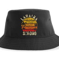 LAHAINA Strong Palm Trees Sunset Lahaina Hawaii Sustainable Bucket Hat