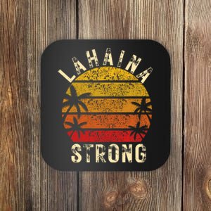 LAHAINA Strong Palm Trees Sunset Lahaina Hawaii Coaster