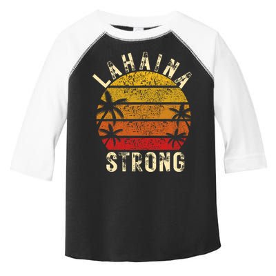 LAHAINA Strong Palm Trees Sunset Lahaina Hawaii Toddler Fine Jersey T-Shirt