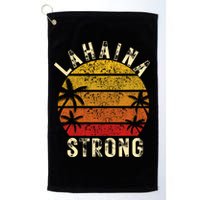 LAHAINA Strong Palm Trees Sunset Lahaina Hawaii Golf Towel