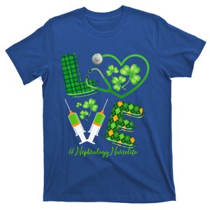 Love St Patrick's Nephrology Nurse Life Irish Shamrocks Cool Gift T-Shirt