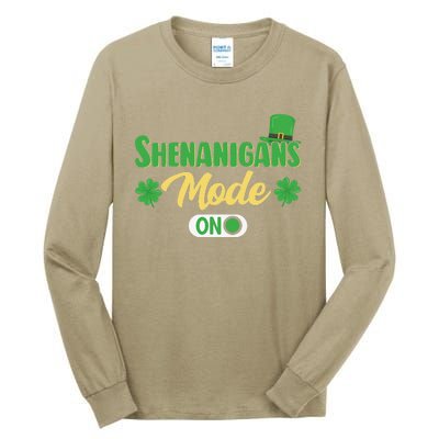 Leprechaun Saint Patrick's Day Funny Shenanigans Tall Long Sleeve T-Shirt