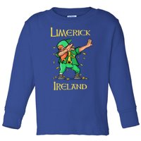 Limerick St Patricks Day Leprechaun Costume Gift Toddler Long Sleeve Shirt