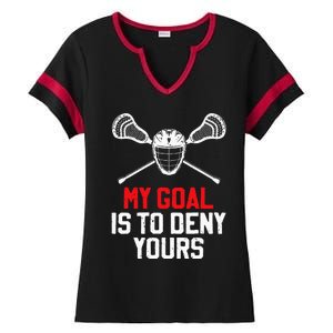 Lacrosse Sport Player Coach Funny Lacrosse Mom Dad Team Joke Ladies Halftime Notch Neck Tee