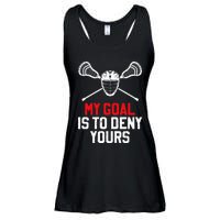 Lacrosse Sport Player Coach Funny Lacrosse Mom Dad Team Joke Ladies Essential Flowy Tank