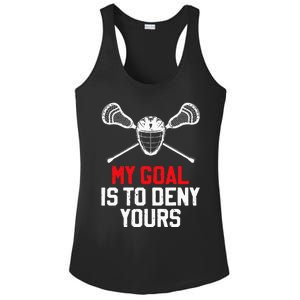 Lacrosse Sport Player Coach Funny Lacrosse Mom Dad Team Joke Ladies PosiCharge Competitor Racerback Tank