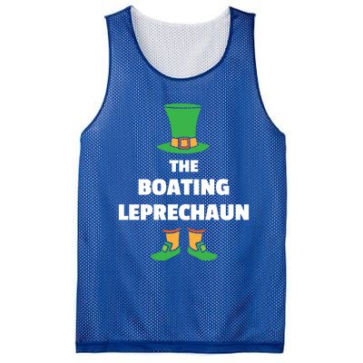 Leprechaun St Patricks Day Boating Gift Mesh Reversible Basketball Jersey Tank