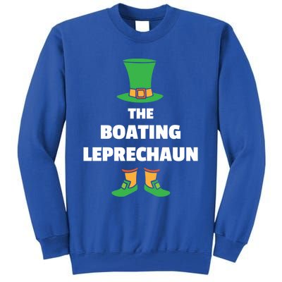 Leprechaun St Patricks Day Boating Gift Tall Sweatshirt