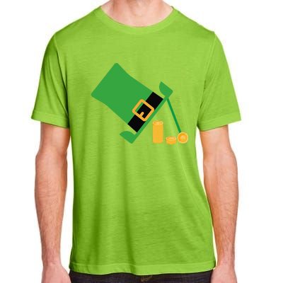 Leprechaunrap St Patricks Day Funny Irish March 17 Adult ChromaSoft Performance T-Shirt