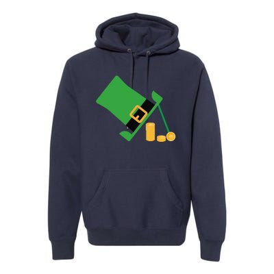 Leprechaunrap St Patricks Day Funny Irish March 17 Premium Hoodie