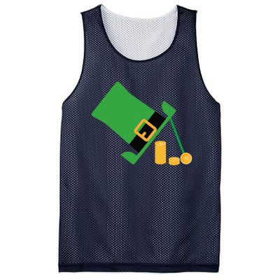 Leprechaunrap St Patricks Day Funny Irish March 17 Mesh Reversible Basketball Jersey Tank