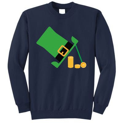 Leprechaunrap St Patricks Day Funny Irish March 17 Tall Sweatshirt