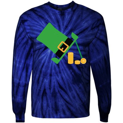 Leprechaunrap St Patricks Day Funny Irish March 17 Tie-Dye Long Sleeve Shirt