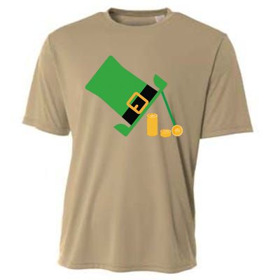 Leprechaunrap St Patricks Day Funny Irish March 17 Cooling Performance Crew T-Shirt