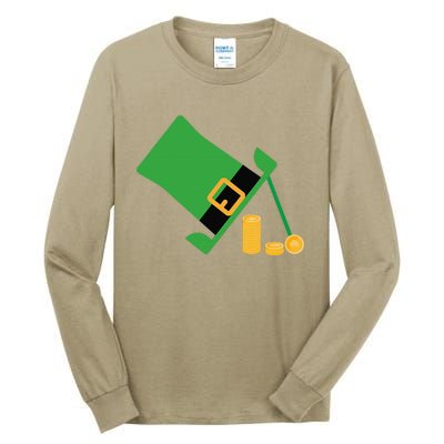 Leprechaunrap St Patricks Day Funny Irish March 17 Tall Long Sleeve T-Shirt