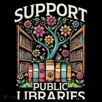 Librarian Support Public Libraries Library Drawstring Bag
